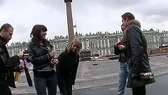 Filthy college girls having wild drunk party and ready to fuck