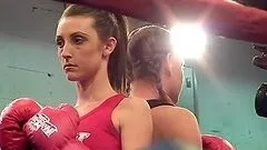 Orsay and Valentina Chevallier fight and play with a strap-on on a ring