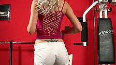 Brutal Training for a smoking hot blondie Alexa Wild