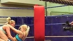 NudeFightClub backstage with Kathia Nobili & Brandy Smile