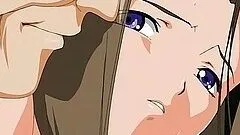 Tied up anime gets a toy in asshole