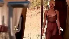 Athena Lundberg poses naked Behind the scenes