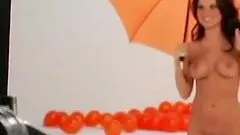 Stephanie Larimore demonstrates her nice slim body