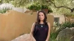 Sexy Corin Riggs showing her hot body outside the house