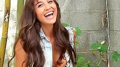 Ana Takes Us Into Her House So She Can Strip In There