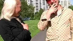 Sex on the beach with a kinky blondie picked up