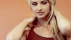 Cute Blonde College Chick Chloe Miranda All Alone