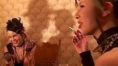 Retro style party continues with smoking hot babes