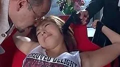 Slim Japanese MILF gets toyed and fucked hard