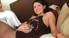 Lewd afterparty with nasty college girlls