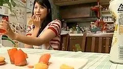 Sexy Housewife Gets A Creampie Surprise For Dessert