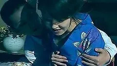 Japanese hottie gives a blowjob and gets a mouthful of cum