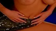 Stunning Shannon Stewart Gets Naked In A Blue Bar