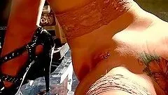 Hardcore and fetish lesbian sex with two sirens