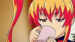 Hot Hentai video with big tittied girl taking huge cock in her pussy