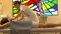 Sexy mature Japanese woman fucks her client after massage session
