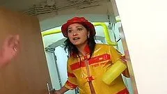 Horny Old Guy Makes an Emergency Call for Hardcore Sex