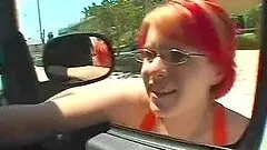 Big tits Cecily punk enjoying some hot car sex here