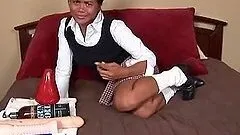 Arcadia Dayida stuffs her pussy and asshole with big toys