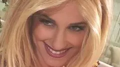 Cute blonde Dahlia enjoys sucking and riding a cock and gets a facial