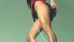 Alexa May the slim brunette gets fucked in both holes