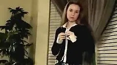 Hot Babe With Tiny Boobs Strips and Shakes Her Fine Ass