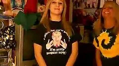 Two Drunk Teens Doing Stuff On Their Webcam