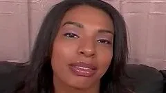 Sizzling hottie Desire Diamond gets naked and sucks hard one