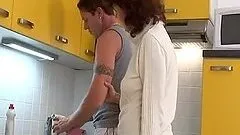 Perverted mother fucker fucks his wife's grandma