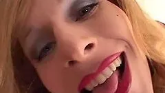 A Creamy Facial For A transsexual In A Threesome