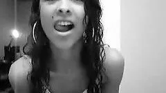 Ebony Teen Gets Naughty Right Before Heading To Bed