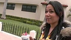 Bang Bus Interracial Sex With A Sexy Dominican Babe