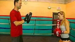 After Boxing and a Fancy Dinner It's Time to Fuck the Blonde's Pussy