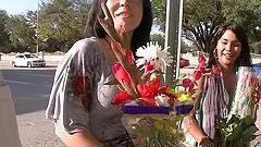 Flower Mamas in car getting fucked like no tomorrow