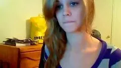 Gorgeous Teen Stripping On Cam