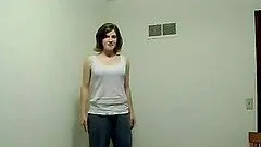 Naughty & Lonely Teen Stripping