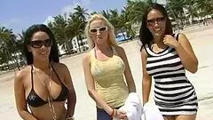 Horny Ladies Have An Orgy With Two Guys They Met At The Beach