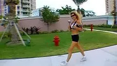 Bang bus is on the road with hot slut in the bus!