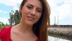 An Intense Outdoor Blowjob With A Sexy Redhead Babe