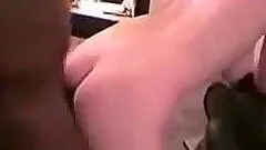 Redhead gets big black cock for Christmas!