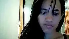 Ebony Teen Masturbates For the Webcam