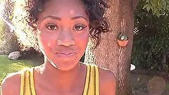 Hot Interracial Scene With The Sexy Ebony Hottie Evanni