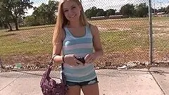 Blonde Sluts Hood-Rats Love Cum On In Car Sex