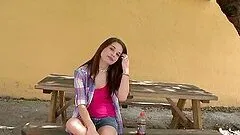 Maxi Booty tugs it for Her Boyfriend