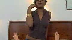 Interracial Sex With A Cute Ebony Babe And Her Wet Pussy