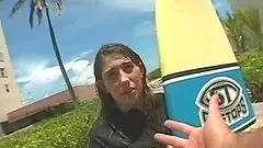 Hot Scene With A Surfer Hottie In The Back Of the Bang Bus