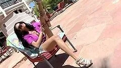 Sea J. Raw is a Sword Hot Outdoor Fucking Action