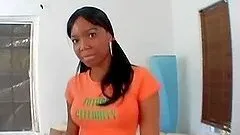 Breath Taking Interracial Scene With The Ebony Teen Sara