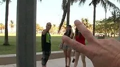 Bang Bus Orgy With Two Horny Babes