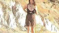 Sexy Babe With Big Round Tits Goes For Some Outdoor Erotica